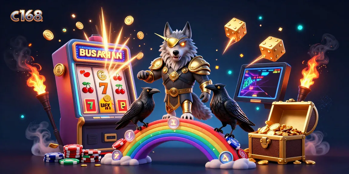 Experience c168's thrilling slots as Odin the wolf and his ravens guard the jackpot explosion!
