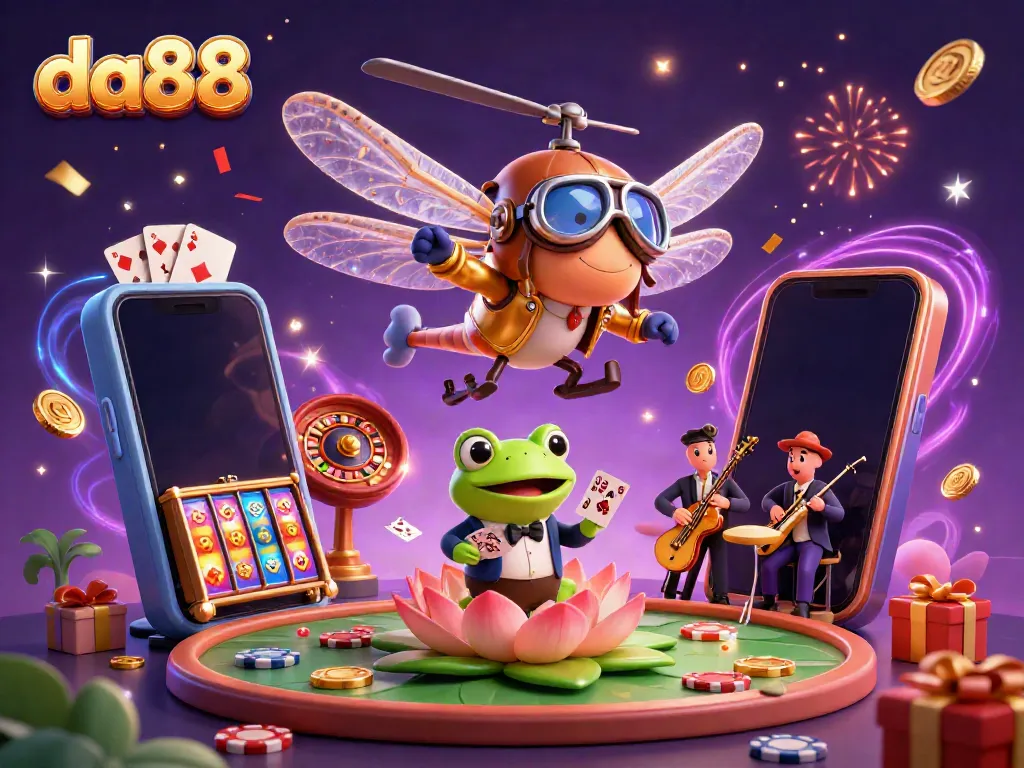 Experience thrilling gameplay at da88 with interactive casino elements and vibrant characters.