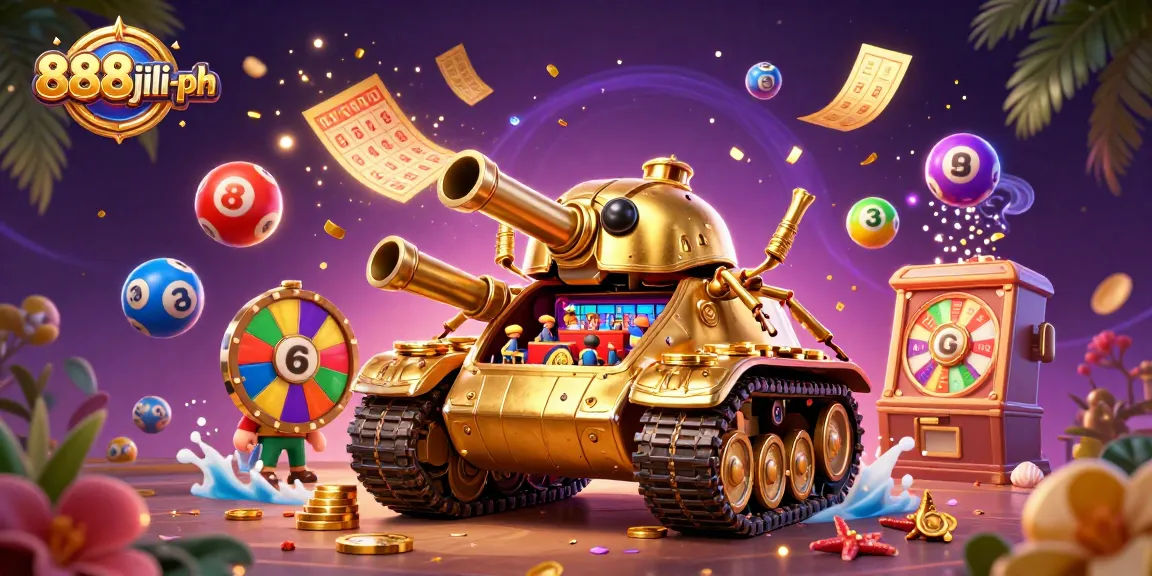 Play exciting games at 888jili-ph with vibrant lottery elements and a miniature casino