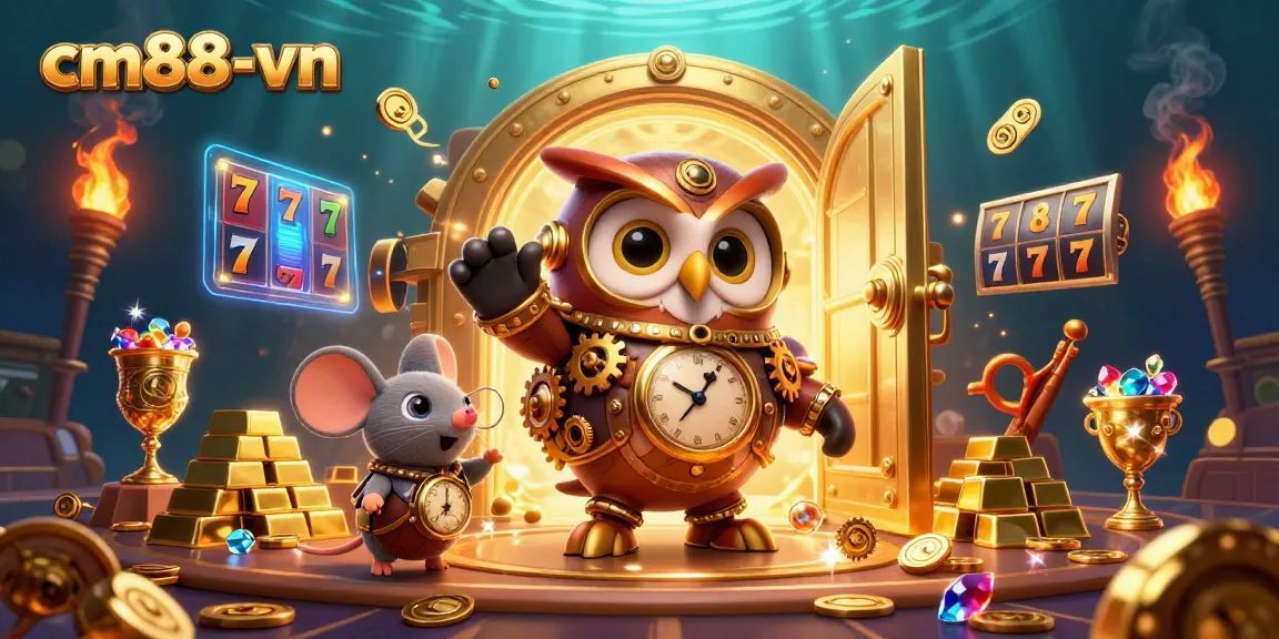 Experience the thrill of cm88-vn with vibrant casino elements and dynamic characters.
