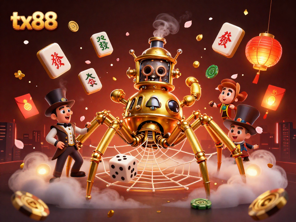 Catch lucky dice in webs of gold with tx88's captivating casino experience