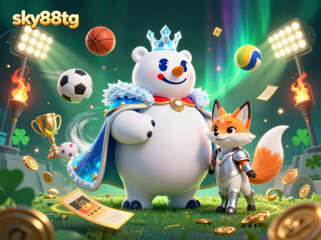 Experience thrilling gameplay at sky88tg with enticing sports elements and vibrant 3D design!