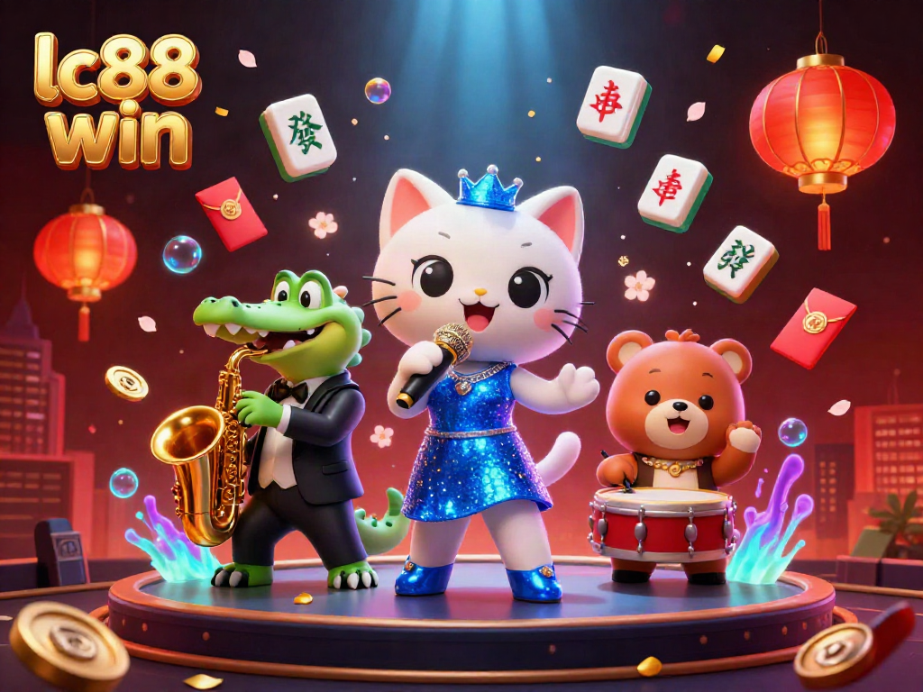Experience the excitement of lc88 win with a vibrant casino performance featuring unique characters.