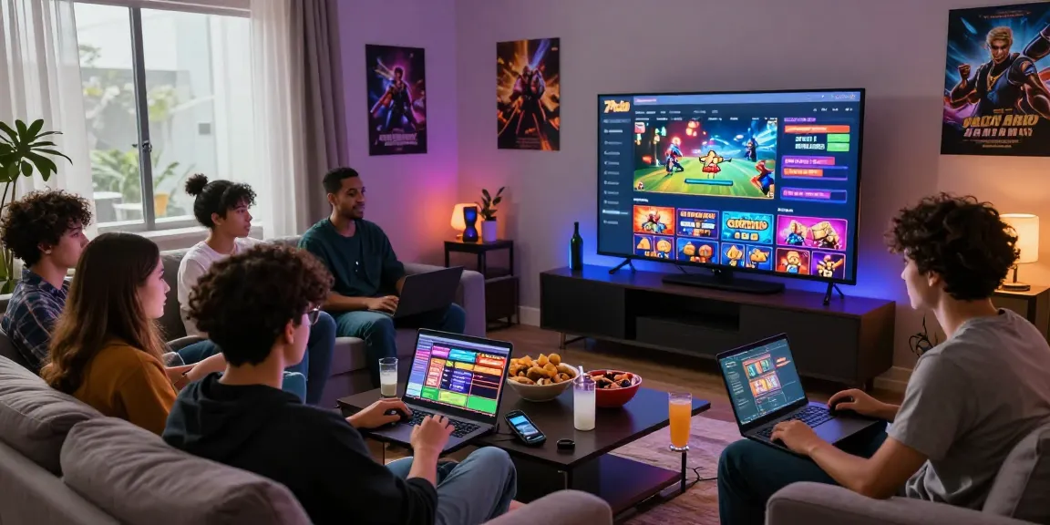 Friends enjoying gaming together on 79club, showcasing engaging games and a vibrant social atmosphere.