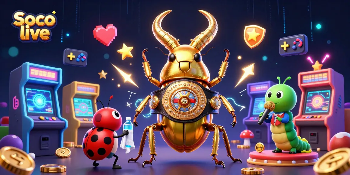 Soco live ignites the excitement of football betting with a vibrant 3D illustration showcasing dynamic characters and casino elements.