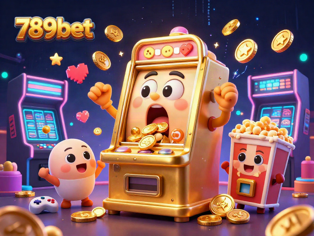 Experience thrills with the 789bet slot machine hitting jackpots amidst glowing game elements.