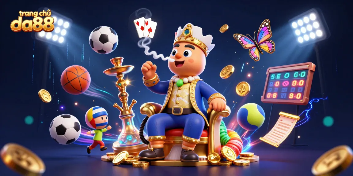 Experience the thrill of trang chủ da88 with an action-packed 3D casino scene alive with sports and fun!