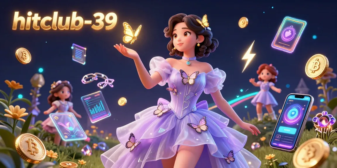 Engage with hitclub-39 in a vibrant casino scene showcasing immersive games and crypto elements.