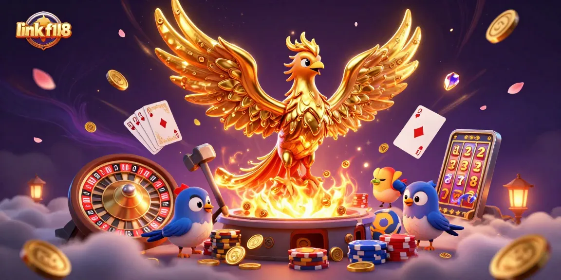 Experience thrilling wins at link f168 with golden coins and a 3D phoenix rising from the forge.