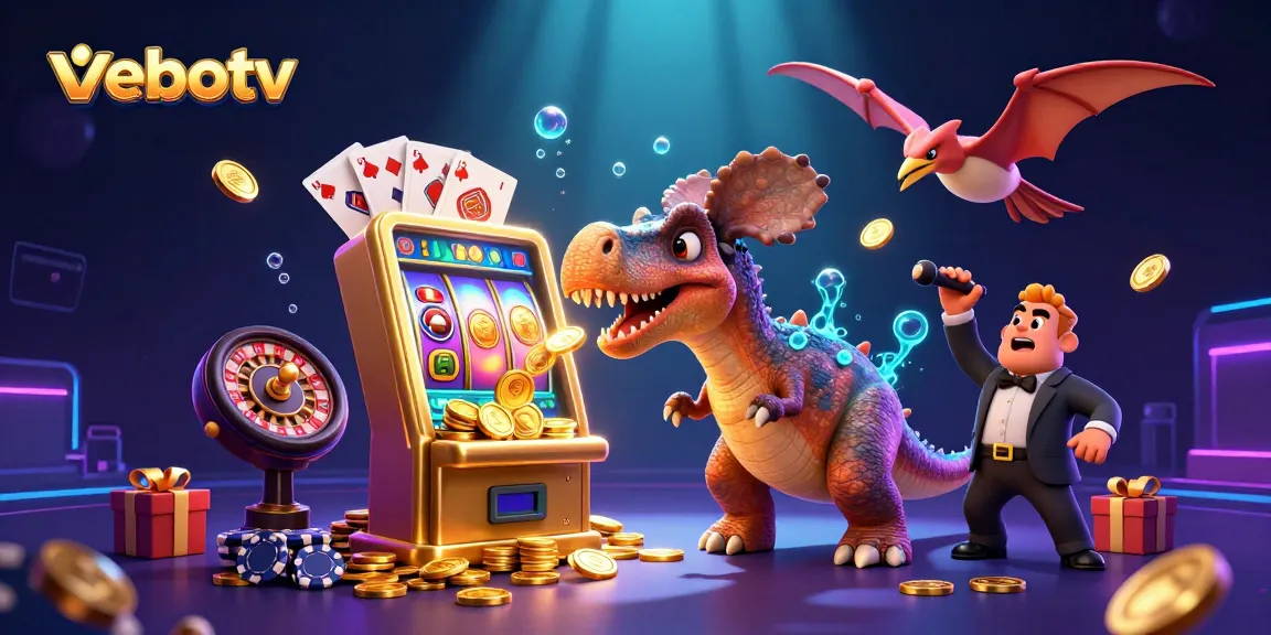 Experience thrilling gameplay with vebotv as a cartoon pachycephalosaurus wins jackpot coins!