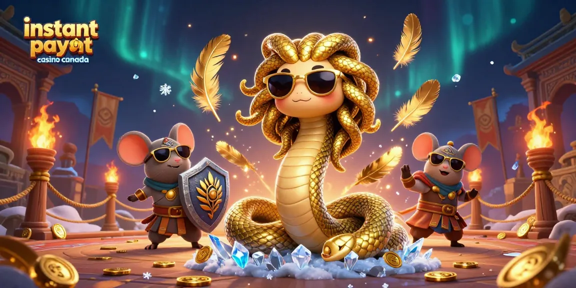 Engage in exciting gameplay at an instant payout casino Canada with vibrant 3D characters and dynamic elements.
